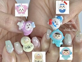 ちいかわSanrioネイル