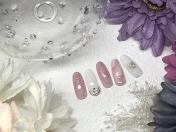 ネイルサロン&スクール ジーナ(GINA)/ピンクマーブル♪