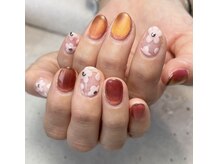 ヘアーアンドネイル ルシア(Hair&Nail Lucia)/お花×マグネットネイル