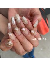 ネイルズリアル 倉敷(nail's RE.A.L)/アシメネイル