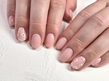 イーストハムアネーロネイル(EAST HAM anello nail)/お花/ピンク/かわいい/定額/