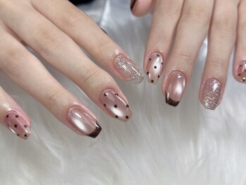 サリナスネイル 西院店(SARINASNAIL)の写真/【韓国ネイルデザインサンプル豊富!!トレンドアート¥7300～】圧倒的な技術で被りにくい可愛さを再現♪