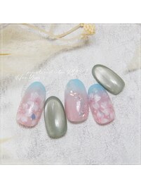 ゆめかわ色の桜