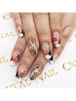 クリスタルネイル ゆめタウン博多店(CRYSTAL NAIL)/ミラーネイル