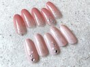 【キラキラニュアンスネイル】