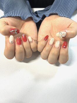 アミ(ami)/成人式ネイル♪