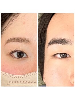 ココロニコル 今治店の写真/【当店人気No.1☆】お目元の印象は眉毛で変わります！あなたにぴったりな眉に仕上げます♪メンズ眉も◎