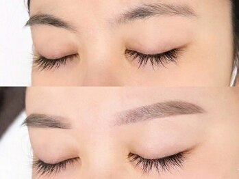 モストアイズ 刈谷(most eyes)の写真/【アイブロウスタイリング(wax+間引き)¥5500】眉形~眉間まで顔のバランスに合わせて印象上げる眉デザインへ