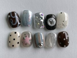 ニュアンスネイル韓国ネイル