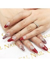 クリスタルネイル ゆめタウン博多店(CRYSTAL NAIL)/逆フレンチネイル