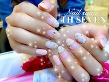 ネイルサロン ティーエイチセブン(Nail Salon TH SEVEN)/ふんわりボタニカルフラワー