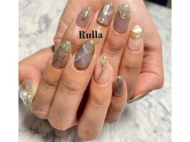大理石×ニュアンスネイル