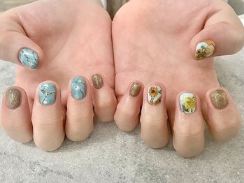 ティーエス ネイル ガーデン(T.S Nail Garden)/絵画ネイル(ゴッホ)
