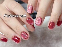 フォルトゥーナ 神田(Fortuna)/秋冬ボルドーマグネットネイル
