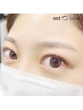 エストブロウ 麻布十番店(est brow)/まつげパーマ パリジェンヌ 眉毛