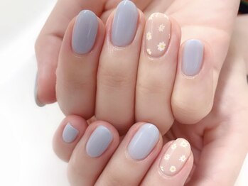 ルアナネイルナゴヤ(LUANA nail nagoya)/小花ネイル