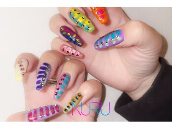 ヌル ネイル 新宿(NURU NAIL)/個性派/韓国個性派/ジェルネイル