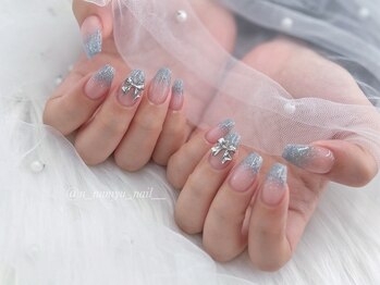 ベルグローアルファネイル(BELLE GROW ALPHA NAIL)/淡色ラメグラデーション