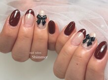 シマー(Shimmer)/ボルドーネイル