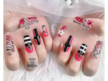 ゴテかわ(GOTE KAWA)/#派手ネイル #ギャルネイル