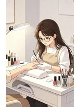 ウェーブネイルサロン'('Wave Nail salon)&nbsp;月 月