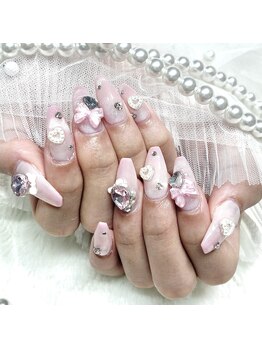 姫かわ☆ワンホンネイル