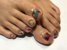 ラウト デコレーションアンドネイルサロン(Lauto Decoration&Nail Salon)/ニュアンスフットネイル