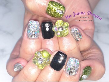 アン ジョーヌドラゴ/【自爪ネイル】派手ネイル