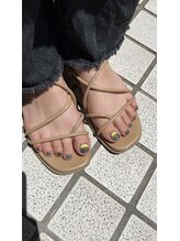 Mネイルアンドカフェ シェレステ/フットネイル！