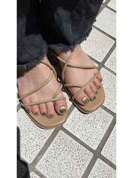 Mネイルアンドカフェ シェレステ/フットネイル！