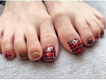 ネイルサロン アール(Nailsalon R)/タータンチェックfoot