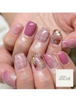 ソラール(SOLAR)/ピンク☆ネイル