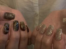 アイネイルズ 天神今泉店(I-nails)/【kie.h】ちぐはぐニュアンス