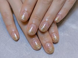 【ハンド】ラメグラデーション