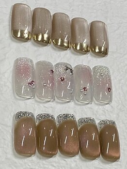 サッシーラッシュ(SASSY LASH)の写真/最新マグネットネイルもオフィスOKなナチュラルデザインもご用意♪通いやすい価格設定のコスパ最強サロン☆