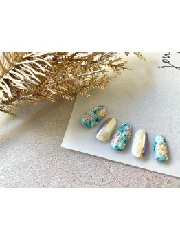 手描きアートが得意なサロン