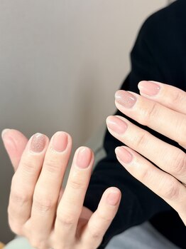 ベラーネイルズバー(Bella nails BAR)/透け感ありのワンカラー