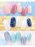 《浴衣・夏祭りに♪》【新規】ハンド：花火アートネイル ￥7,200 