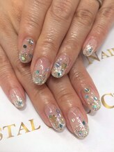 クリスタルネイル ゆめタウン博多店(CRYSTAL NAIL)/ラメグラデーション