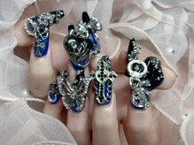 ベリッシモォセンスアーレ/青×黒[大久保/新宿]