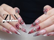 ゼン ネイル デザイン 池袋(ZEN NAIL DESIGN)/* 長 さだしやり放題×つけ放題