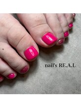 ネイルズリアル 倉敷(nail's RE.A.L)/フットネイル