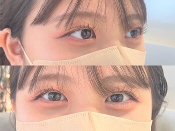 ドレスアップアイズ アンド ネイル(Dress Up Eyes & Nail)/マツエク　フラット80本　