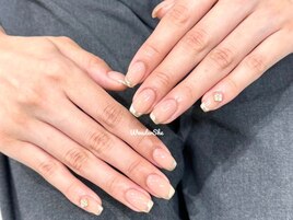 ミラーフレンチネイル