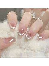 クイーンネイル 新宿(Queen nail)/チックマグネットグラデーション