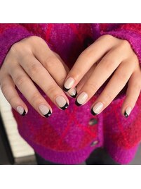 grid × black french(持ち込み)