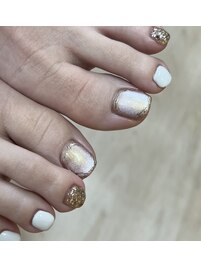 サンプルデザインにラメ追加♪