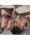 チェックネイル