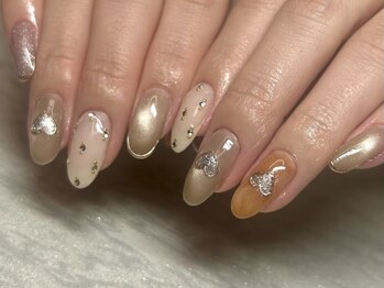 ステラマリス(Stella Maris)の写真/【混色が得意な実力派】肌色に馴染むあなただけのカラーをご提案◎長さだしで憧れのすらっと美爪を実現♪