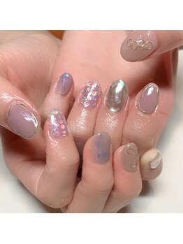 エトワール 御器所店(Etoile)/アシンメトリーニュアンスネイル